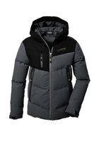 Killtec Winter Jacket Kow 376 in Down Look (windproof and waterproof, breathable, PFC-free) anthracite grey children